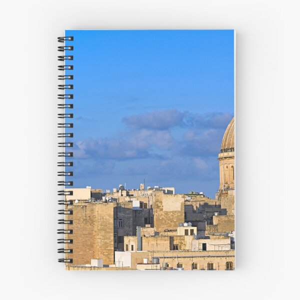 Item preview, Iconic Valletta Skyline with Basilica of Our Lady of Mount Carmel Dome and St Paul's Pro-Cathedral Spire, Malta designed and sold by goceris.