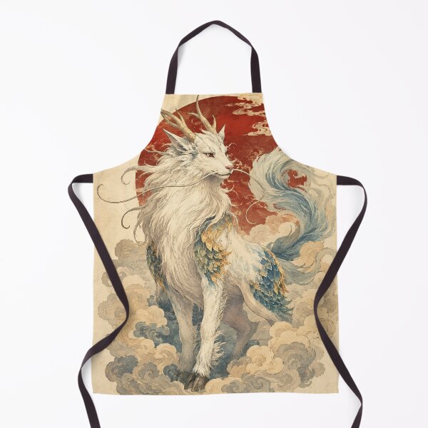 Item preview, Mystical Hakutaku Yokai Woodblock designed and sold by Ocelot-T.
