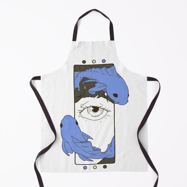Item preview, Eye and Koi fish -Blue- illustration - Comic style designed and sold by Houst-cn.