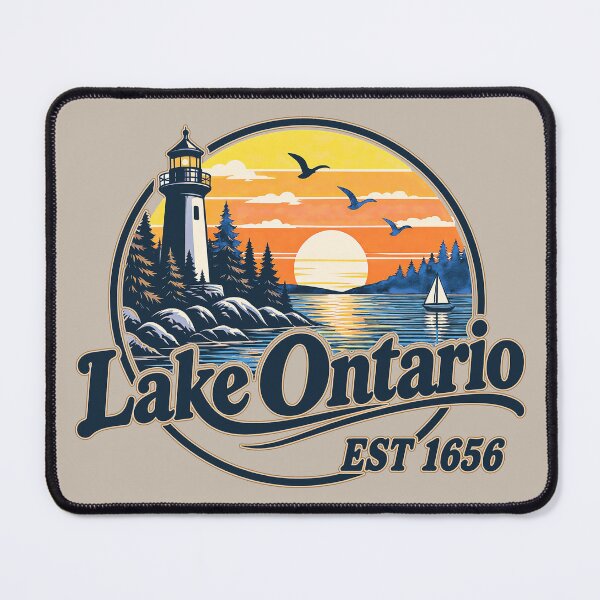 Item preview, Retro Sunset Great Lakes Lake Ontario designed and sold by gear-posters.