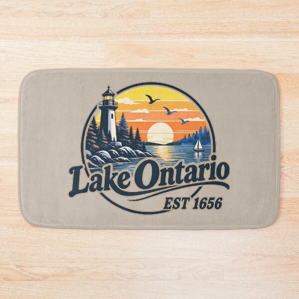 Item preview, Retro Sunset Great Lakes Lake Ontario  designed and sold by gear-posters.