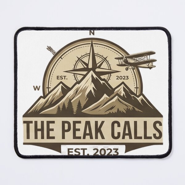 Item preview, The Peak Calls Vintage Mountain Adventure Hiking Compass Design designed and sold by RobertArt08.