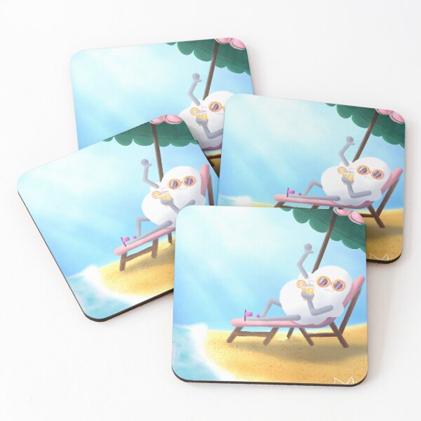 Item preview, Paf the cloud - At the beach under the parasol designed and sold by Anne-Milo.