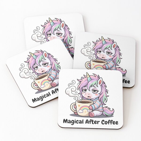 Item preview, Magical After Coffee Unicorn designed and sold by VFXguy.