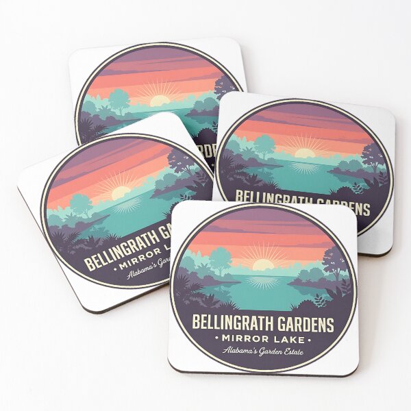 Item preview, Bellingrath Gardens Mirror Lake Circle Badge Sticker designed and sold by DetourDgn.