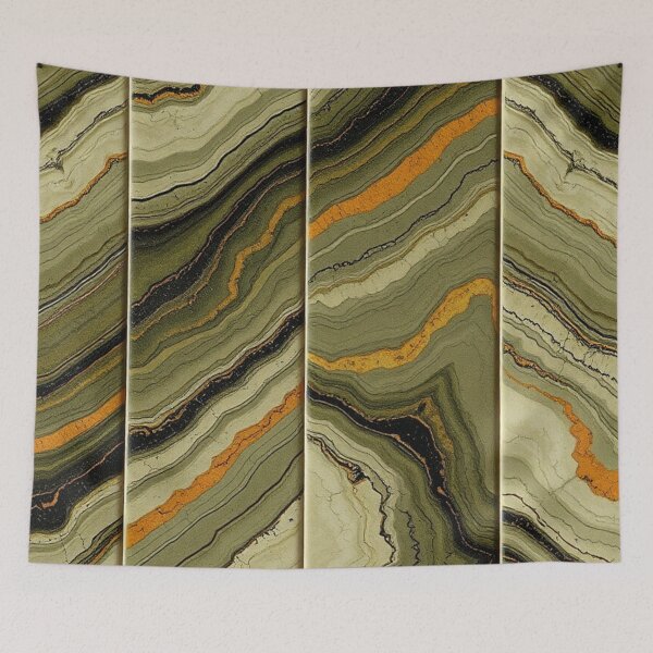 Item preview, Olive Bookmatched Onyx Stone Panels designed and sold by IntelliMindDesigns.