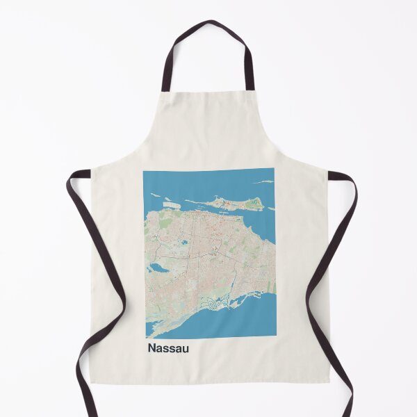 Item preview, Nassau Minimalistic Map Art designed and sold by MapsNerd.