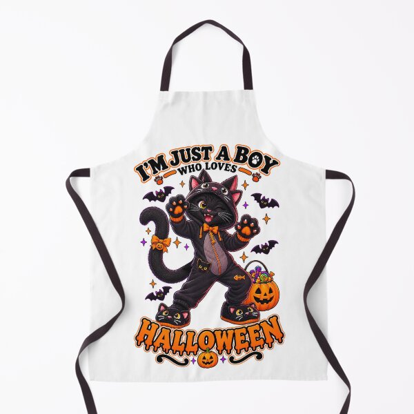 Item preview, ⭐ CRYPT OR TREAT COLLECTION - BLACK CAT IN TUXEDO CAT COSTUME - HOODED CAT ONESIES - BOY designed and sold by WheelieGdArt.