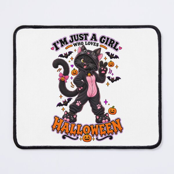Item preview, ⭐ CRYPT OR TREAT COLLECTION - BLACK CAT IN TUXEDO CAT COSTUME - HOODED CAT ONESIES - GIRL designed and sold by WheelieGdArt.