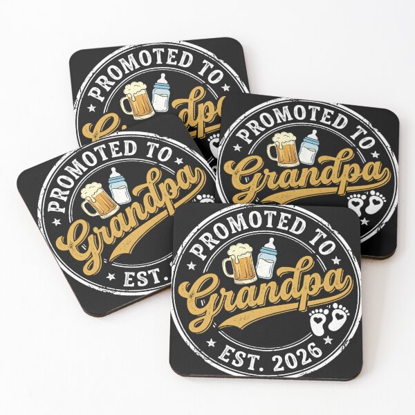Item preview, Promoted To Grandpa Est. 2026 New Grandfather Grandparent Announcement  designed and sold by w66aboo.