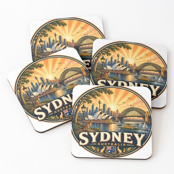 Item preview, Sydney Vintage Travel Badge designed and sold by timiparkerart.
