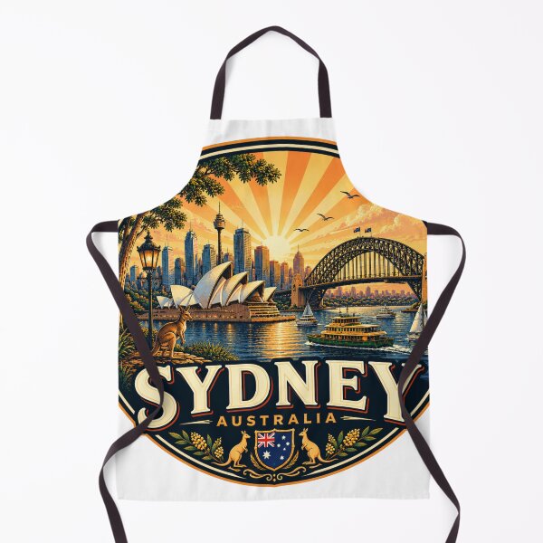 Item preview, Sydney Vintage Travel Badge designed and sold by timiparkerart.