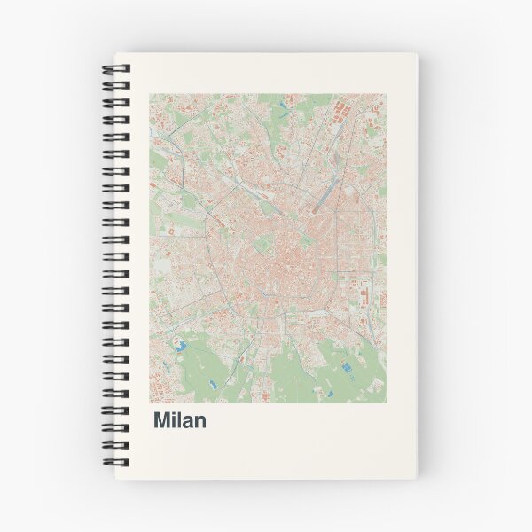 Item preview, Milan Minimalistic Map Art designed and sold by MapsNerd.