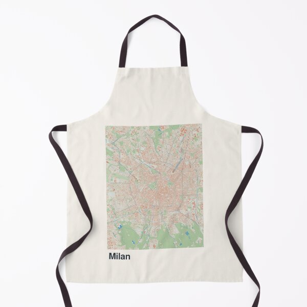 Item preview, Milan Minimalistic Map Art designed and sold by MapsNerd.