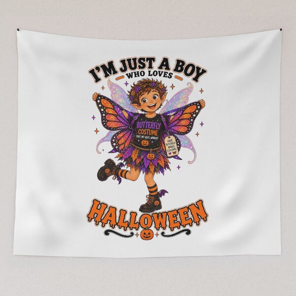 Item preview, ⭐ CRYPT OR TREAT COLLECTION - FAIRY IN BUTTERFLY COSTUME - BOY designed and sold by WheelieGdArt.
