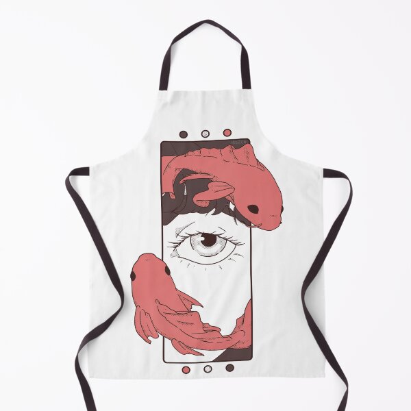 Item preview, Eye and Koi fish -Red- illustration - Comic style designed and sold by Houst-cn.