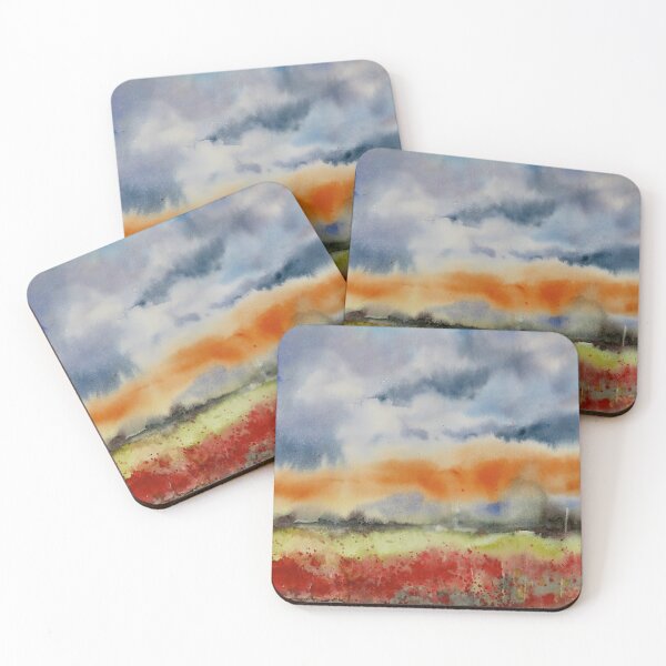 Item preview, landscape with poppies designed and sold by RTILARATY.
