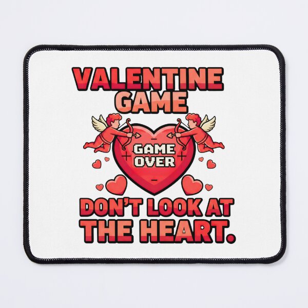 Item preview, Funny Valentine's Day Game Don't Look at the Heart Sarcastic Gamer Controller designed and sold by ArtDesignTp.
