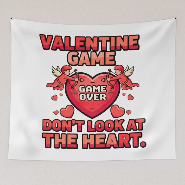 Item preview, Funny Valentine's Day Game Don't Look at the Heart Sarcastic Gamer Controller  designed and sold by ArtDesignTp.