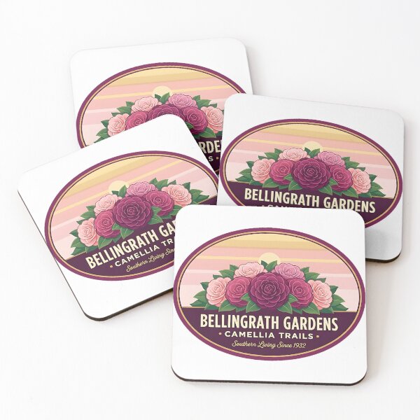 Item preview, Bellingrath Gardens Camellia Trails Oval Badge Sticker designed and sold by DetourDgn.