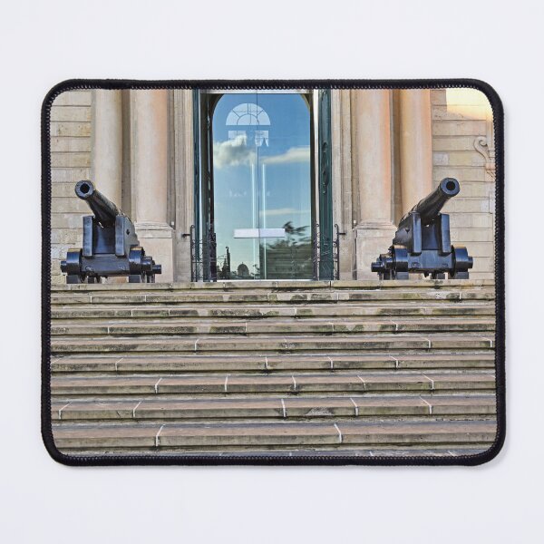 Item preview, Historic Entrance of Auberge de Castille with Antique Cannons, Valletta, Malta designed and sold by goceris.