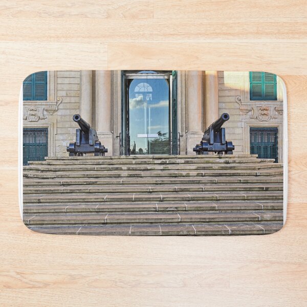 Item preview, Historic Entrance of Auberge de Castille with Antique Cannons, Valletta, Malta designed and sold by goceris.