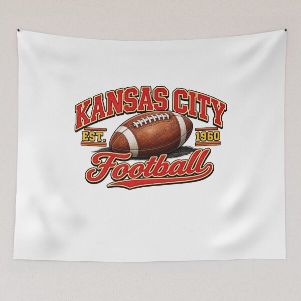 Item preview, Kansas City Football designed and sold by PetalRadiant.