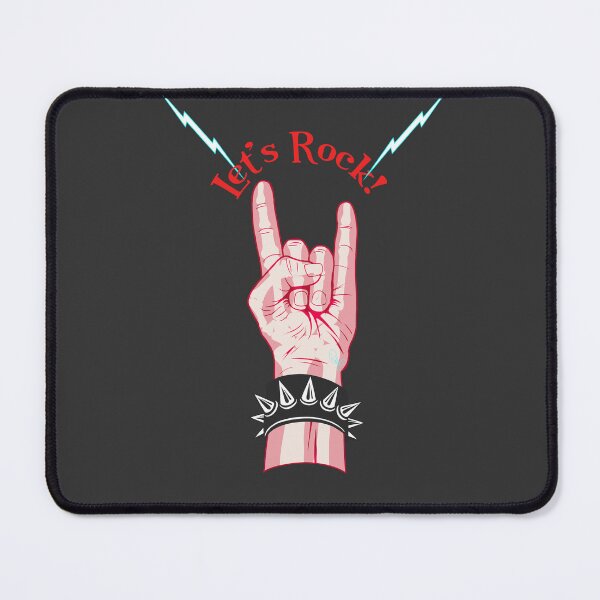 Item preview, Let's Rock Hand Sign Punk Lightning Graphic designed and sold by Rhapsodic1290.