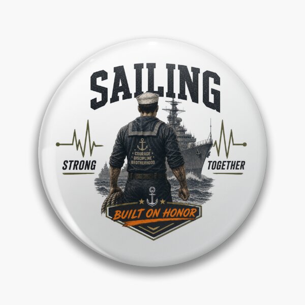 Item preview, A classic sailor-inspired design featuring nautical elements that represent adventure, the open sea, courage, and a love for maritime life. designed and sold by StyxIND.