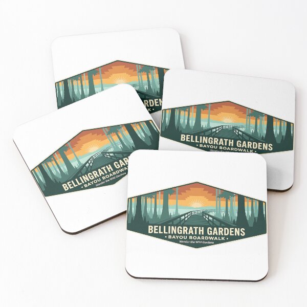 Item preview, Bellingrath Gardens Bayou Boardwalk Hexagon Badge Sticker designed and sold by DetourDgn.