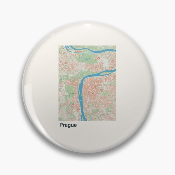 Item preview, Prague Minimalistic Map Art designed and sold by MapsNerd.