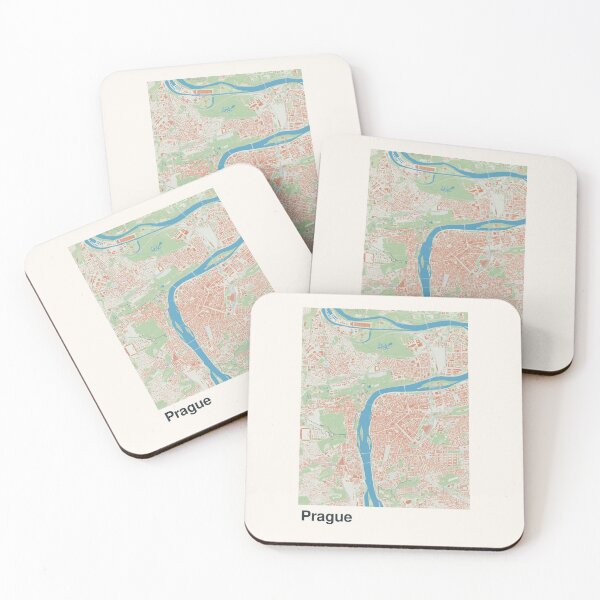 Item preview, Prague Minimalistic Map Art designed and sold by MapsNerd.