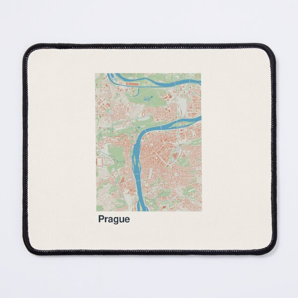 Item preview, Prague Minimalistic Map Art designed and sold by MapsNerd.
