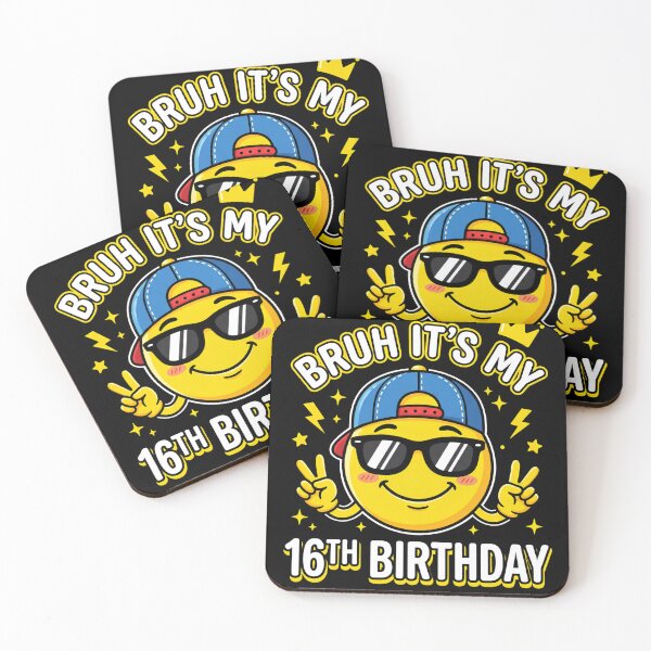 Item preview, Bruh It's My 16th Birthday Sweet Sixteen Milestone Celebration designed and sold by w66aboo.