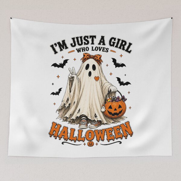 Item preview, ⭐ CRYPT OR TREAT COLLECTION - GHOST IN COSTUME - GIRL designed and sold by WheelieGdArt.
