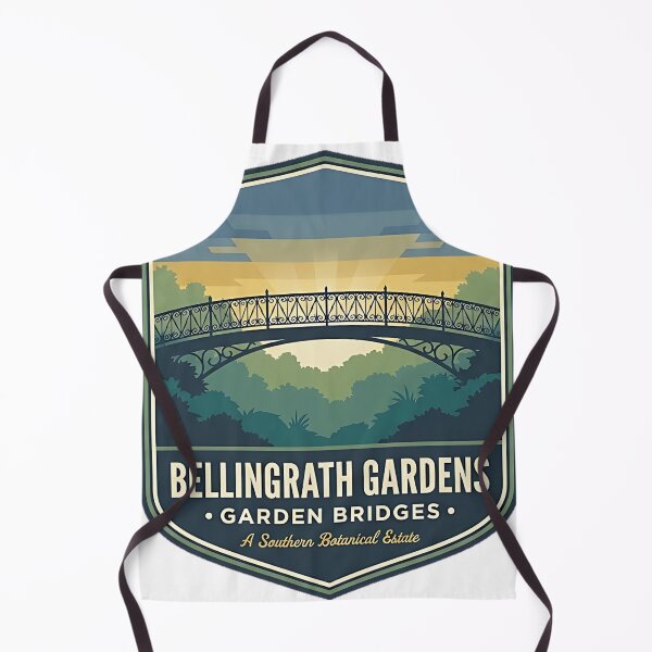 Item preview, Bellingrath Gardens Iron Footbridge Crest Badge Sticker designed and sold by DetourDgn.