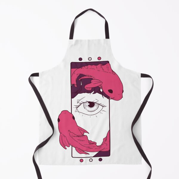 Item preview, Eye and Koi fish -Pink- illustration - Comic style designed and sold by Houst-cn.