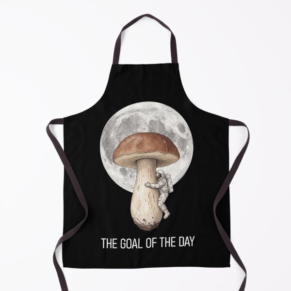 Item preview, The Goal of the Day, Astronaut and Giant Mushroom Illustration designed and sold by wildlifethings.