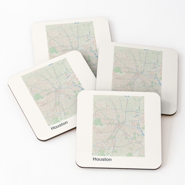 Item preview, Houston Minimalistic Map Art designed and sold by MapsNerd.