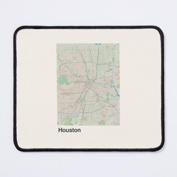 Item preview, Houston Minimalistic Map Art designed and sold by MapsNerd.