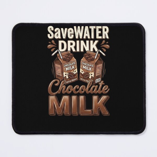 Item preview, Save Water Drink Chocolate Milk Funny Beverage Lover Humor designed and sold by w66aboo.