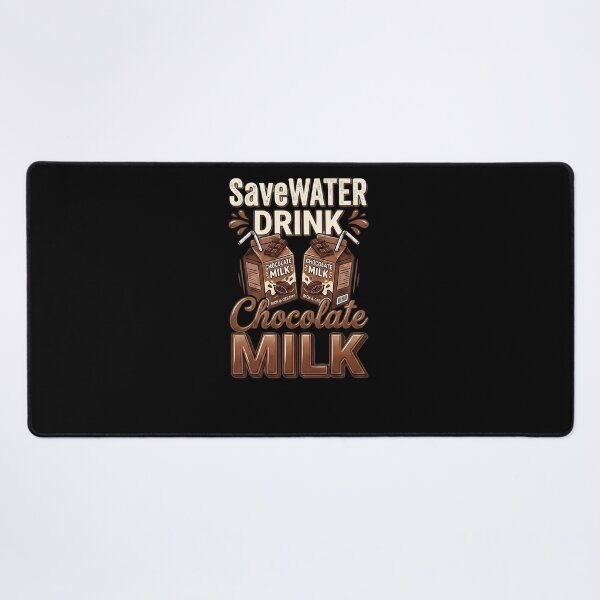 Item preview, Save Water Drink Chocolate Milk Funny Beverage Lover Humor designed and sold by w66aboo.