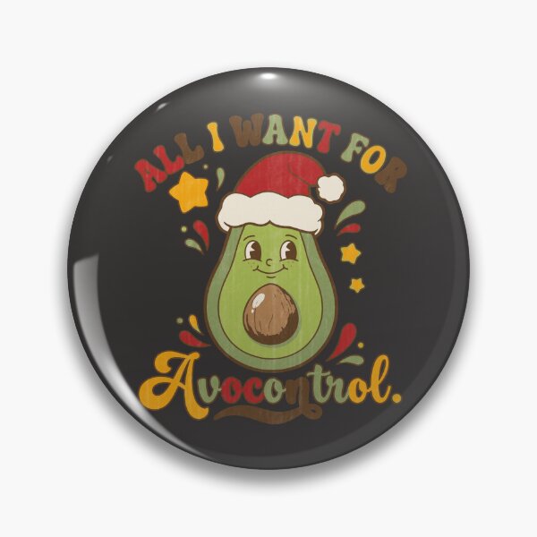 Item preview, All I Want For Christmas Is Avocontrol Christmas Avocado 70s. Dark Color Edition designed and sold by Shyla Marsare.