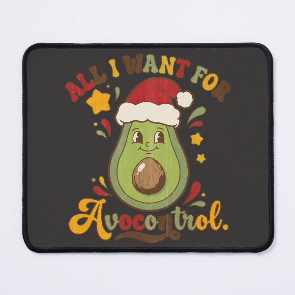 Item preview, All I Want For Christmas Is Avocontrol Christmas Avocado 70s. Dark Color Edition designed and sold by Shyla Marsare.