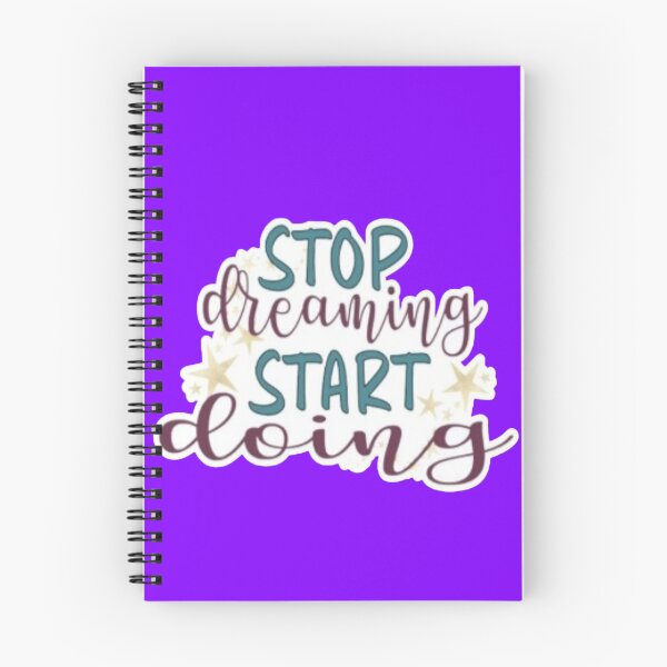 Item preview, Stop Dreaming Start Doing Starry Motivational Sticker designed and sold by Scro-Ciob-Shop.
