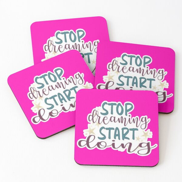 Item preview, Stop Dreaming Start Doing Starry Motivational Sticker designed and sold by Scro-Ciob-Shop.