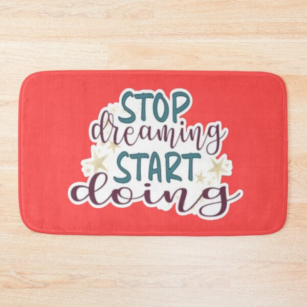 Item preview, Stop Dreaming Start Doing Starry Motivational Sticker designed and sold by Scro-Ciob-Shop.