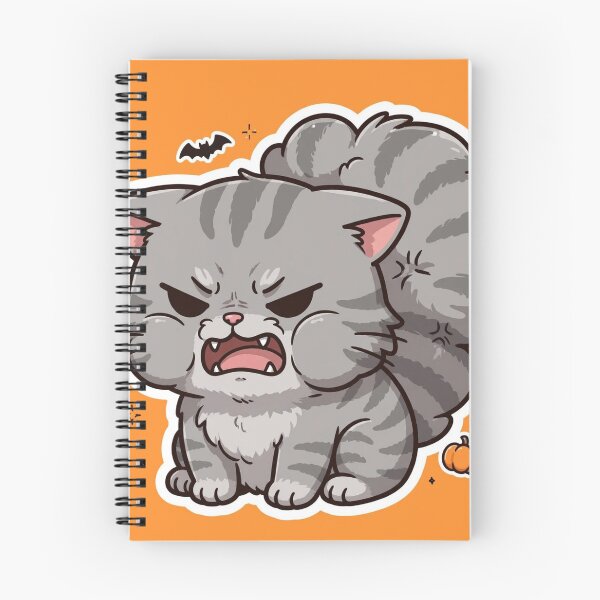 Item preview, Mean Growling Gray Tabby Cat Halloween Angry designed and sold by CMWorkshop.