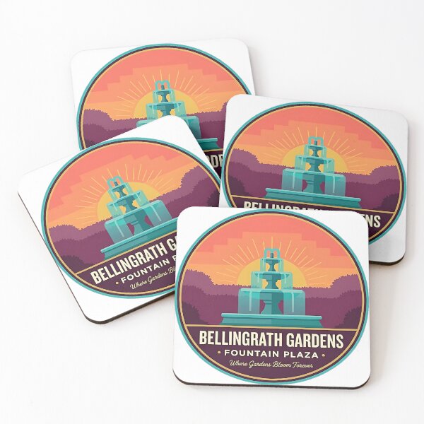 Item preview, Bellingrath Gardens Fountain Plaza Circle Badge Sticker designed and sold by DetourDgn.