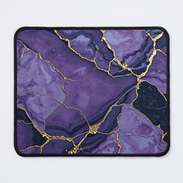 Item preview, Violet Gold Vein Luxury Marble designed and sold by IntelliMindDesigns.
